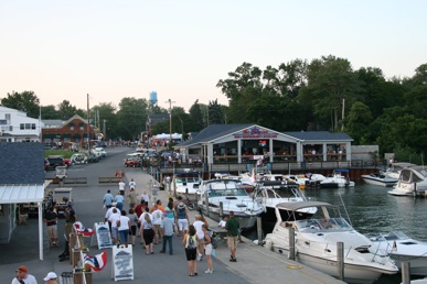 Kelleys Island Ferry arrival