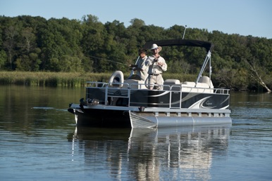 Qwest 7518 fishing pontoon