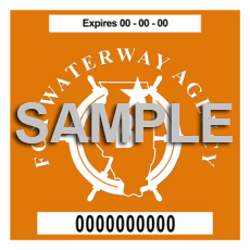 Fox Waterway Sticker