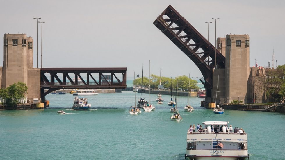 Chicago's Outer Drive Bridge