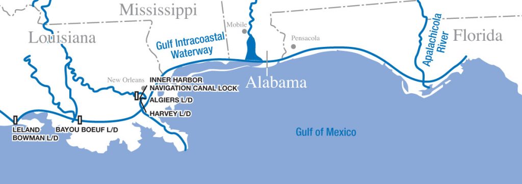 Intracoastal Waterway Gulf Coast Map - Hope Kalina