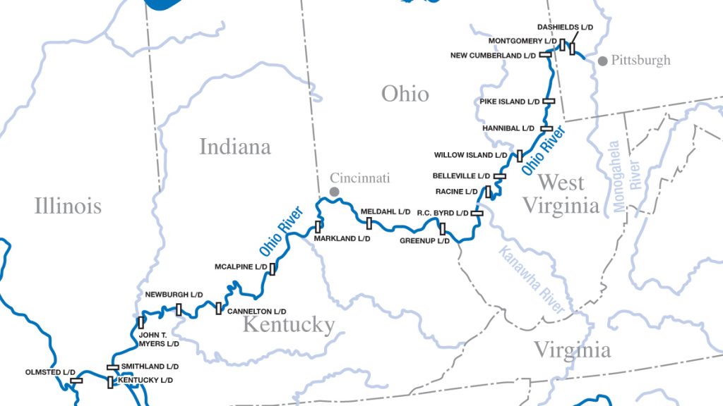 Ohio River Mile Marker Map - vrogue.co