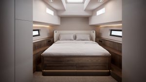 Arksen 55 front cabin